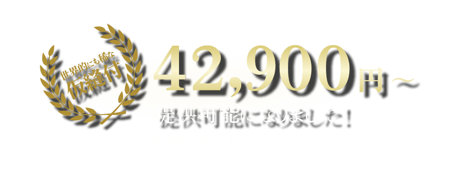 39,000円～ 提供可能になりました！ のコピー