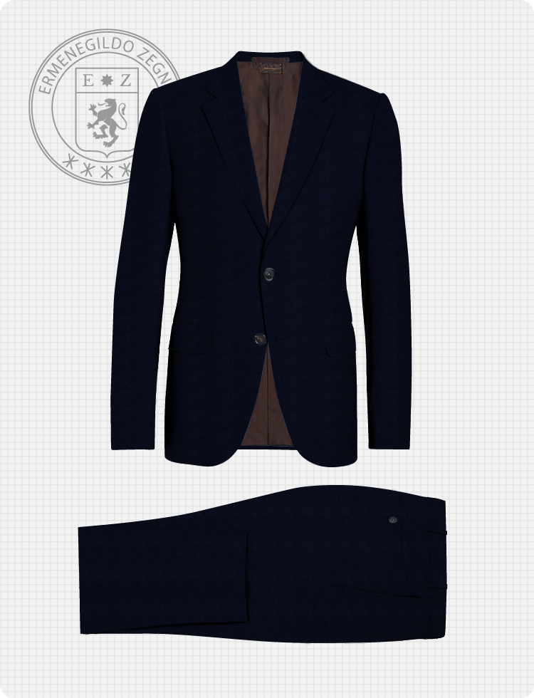 ゼニア生地 スーツ プレミアムカシミア 9600-0798 | ゼニア認定の仮縫 