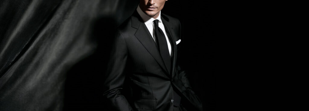 cloth ZEGNA ブラックスーツ