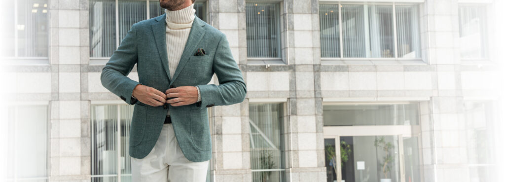 ゼニア ジャケパン コーディネイト例