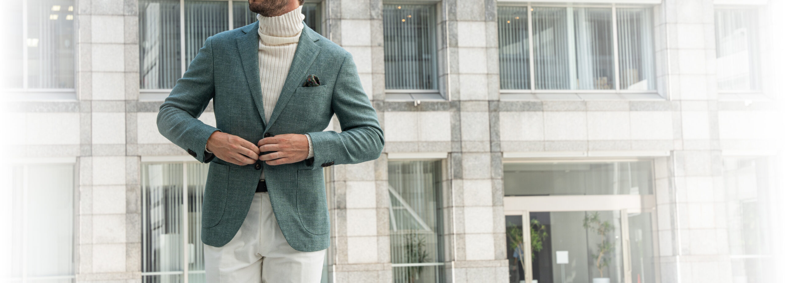 ゼニア 生地 仮縫付フルオーダージャケット＆パンツ モデル | ゼニア