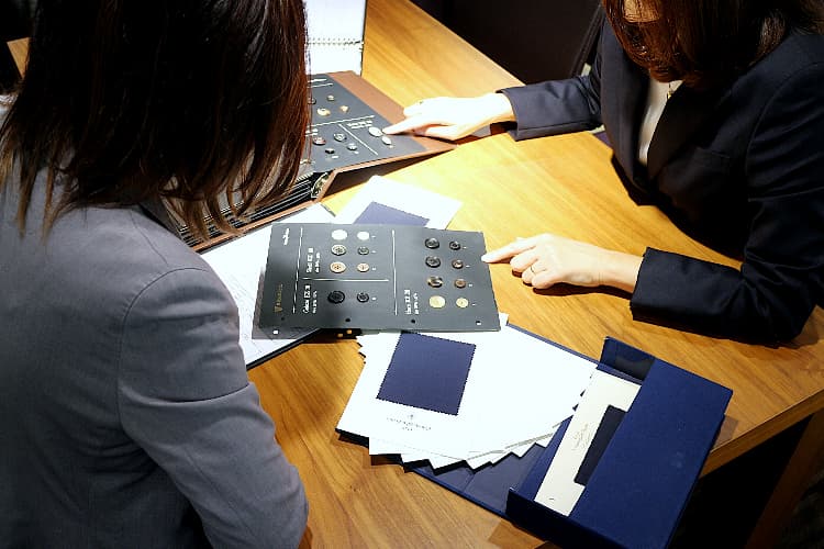 ボタンやオプションなど細かいオーダーも可能