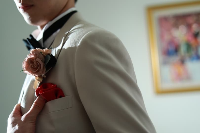 結婚式の新郎のイメージ画像