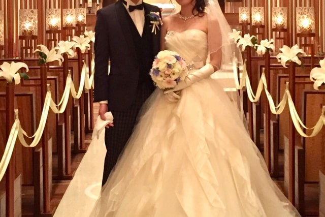 フォーマルタキシードの結婚式イメージ