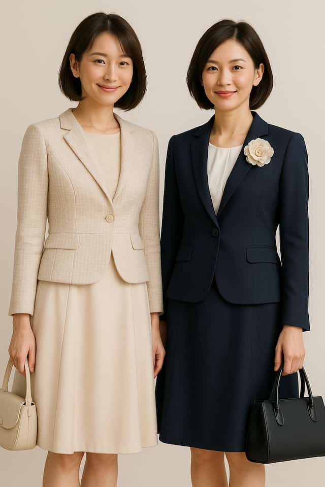 結婚式やパーティーでのスーツコーデ