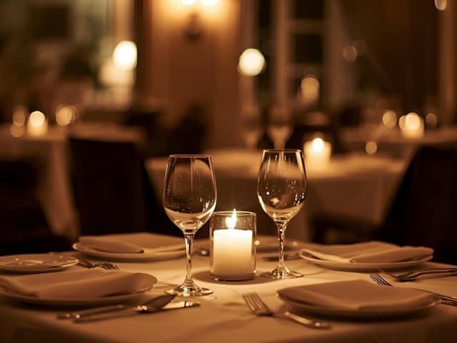 高級レストランの雰囲気に合った服装を