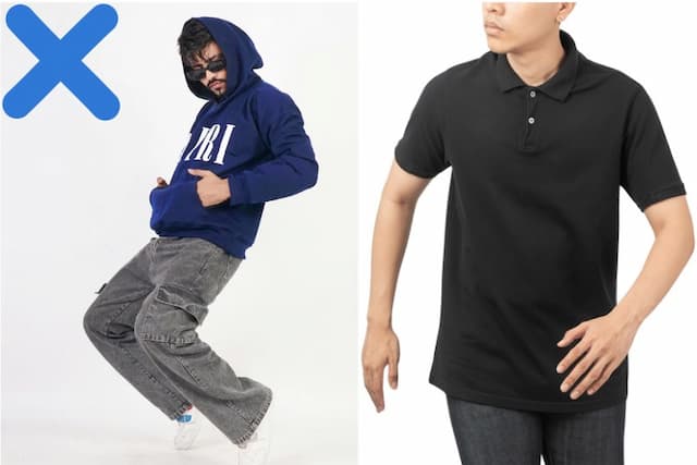 カジュアル・スポーティーなアイテムは避けましょう